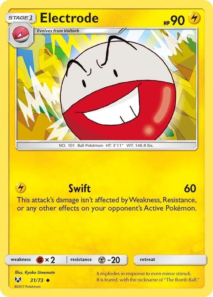 Electrode card front