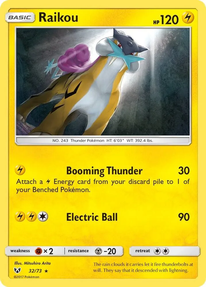 Raikou card front