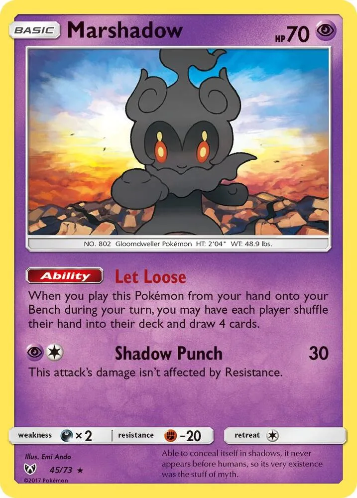 Marshadow card front