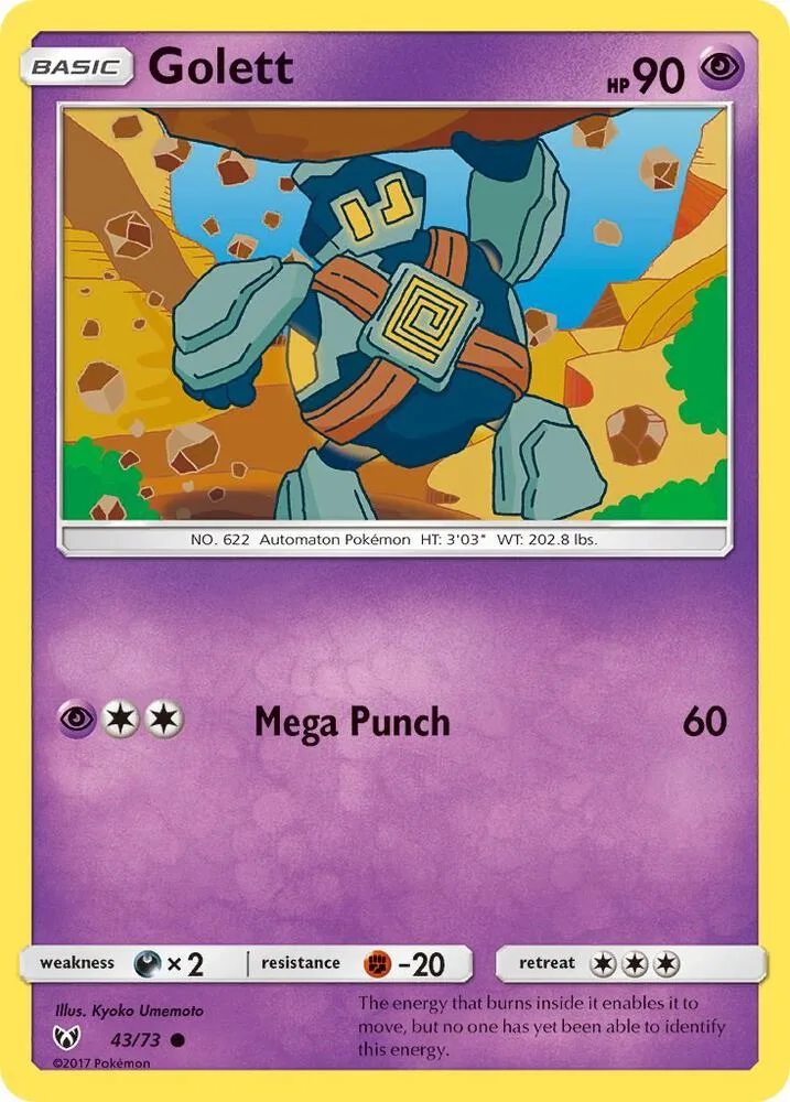 Golett card front