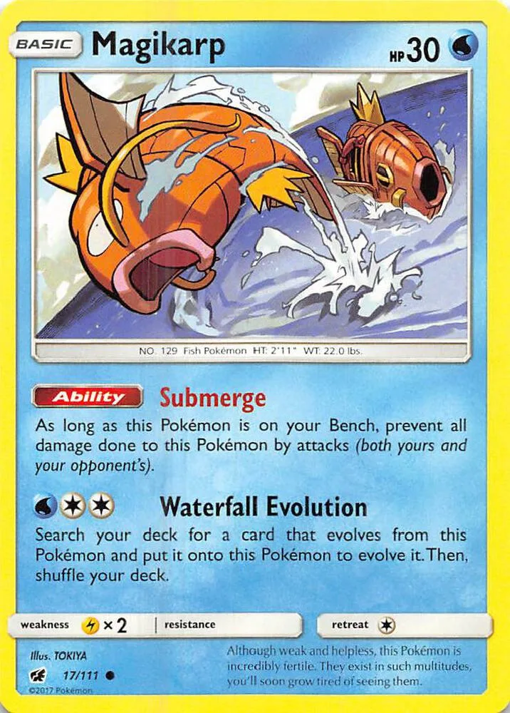 Magikarp card front