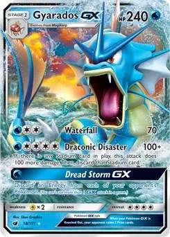 Gyarados GX card front