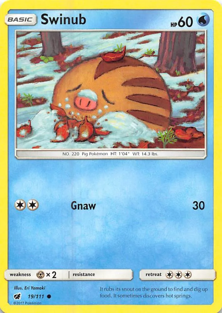 Swinub card front