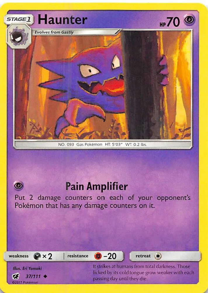 Haunter card front