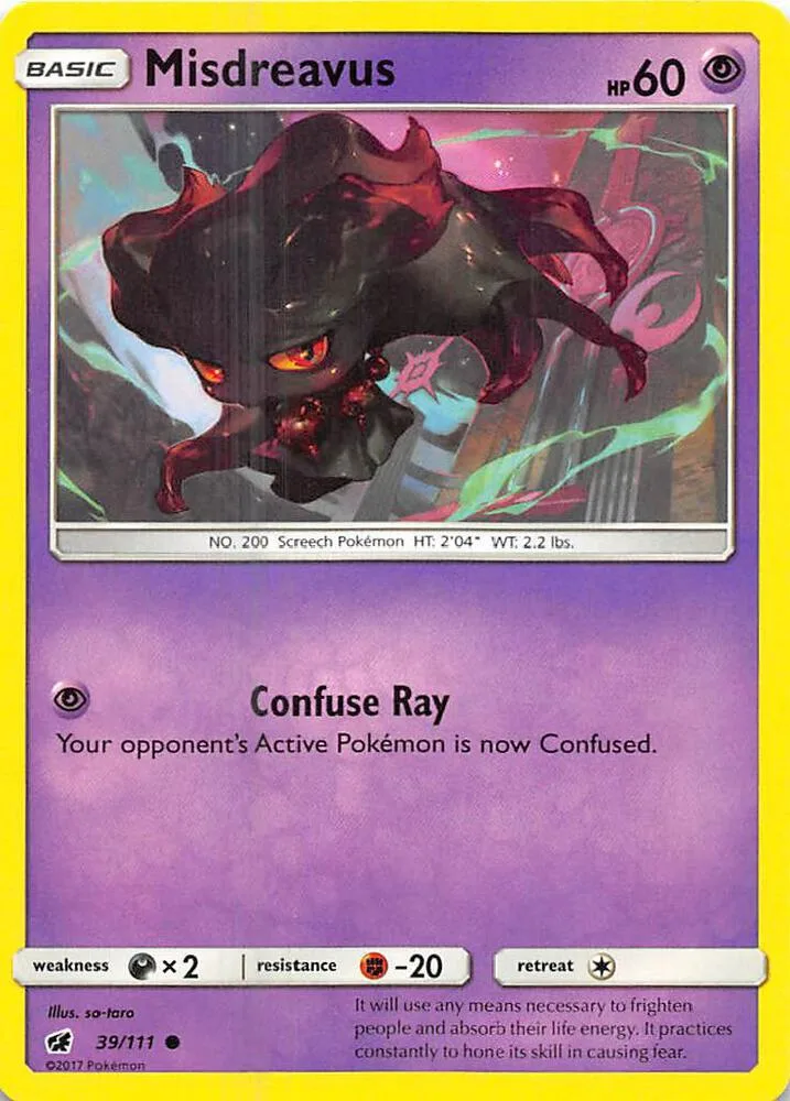 Misdreavus card front