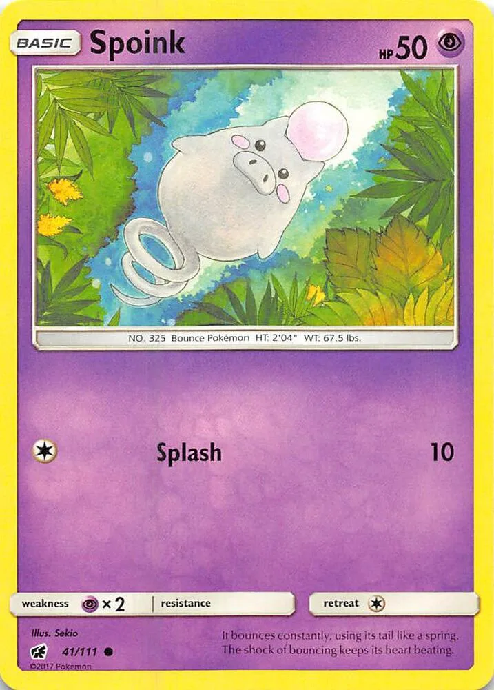 Spoink card front