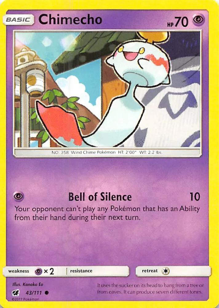 Chimecho card front