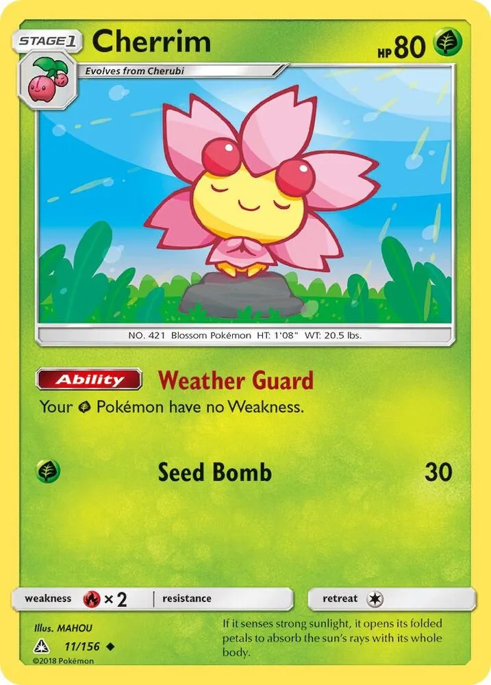 Cherrim card front