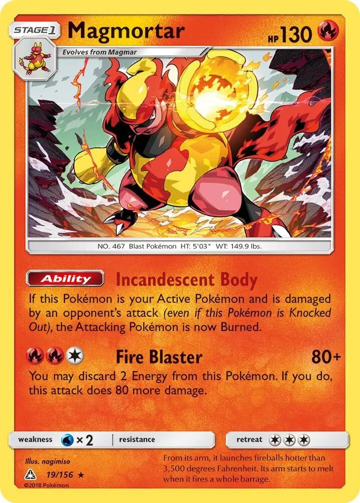 Magmortar card front
