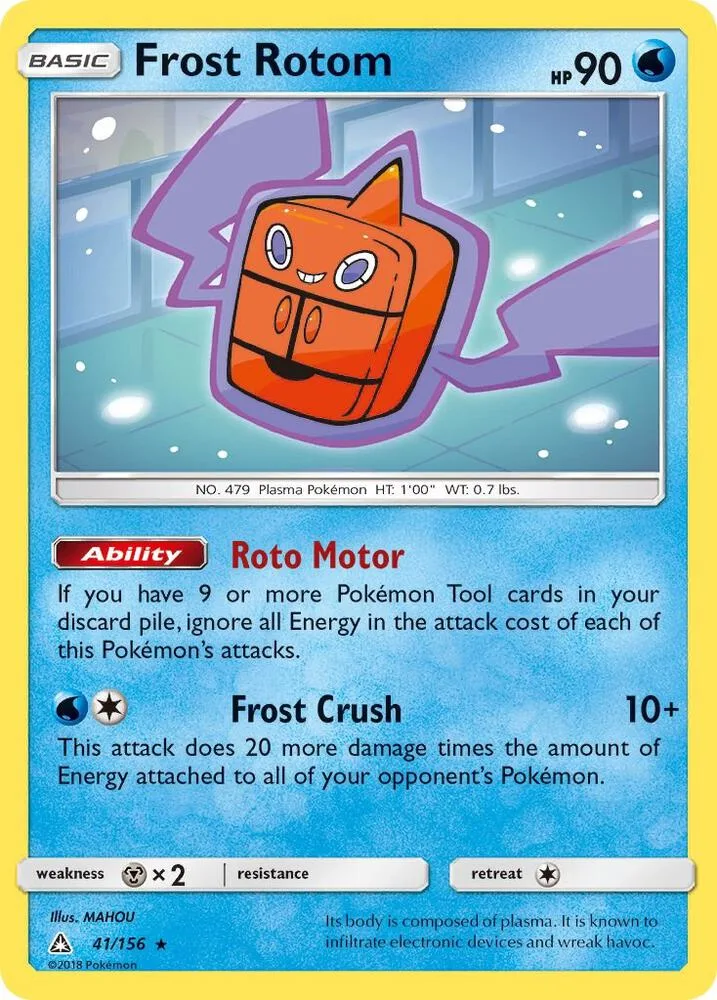 Frost Rotom card front