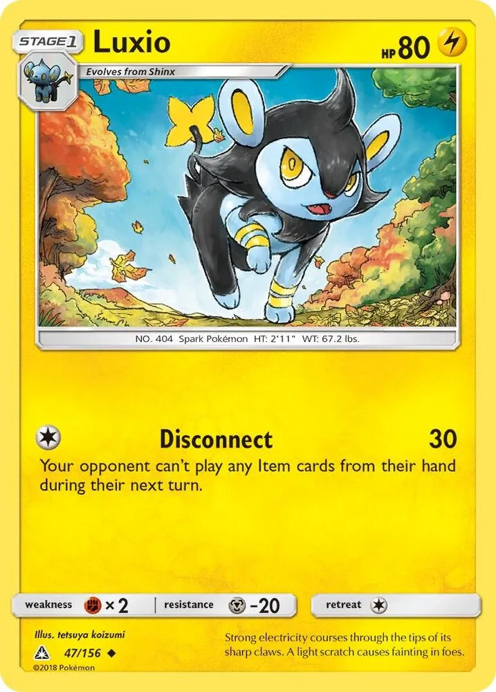 Luxio card front