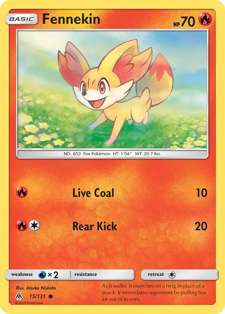 Fennekin card front