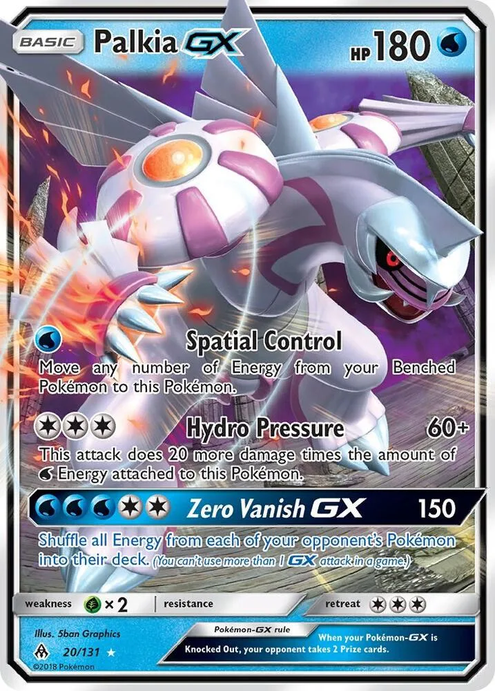 Palkia GX card front