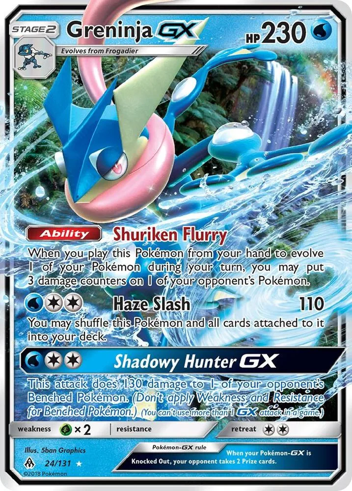 Greninja GX card front