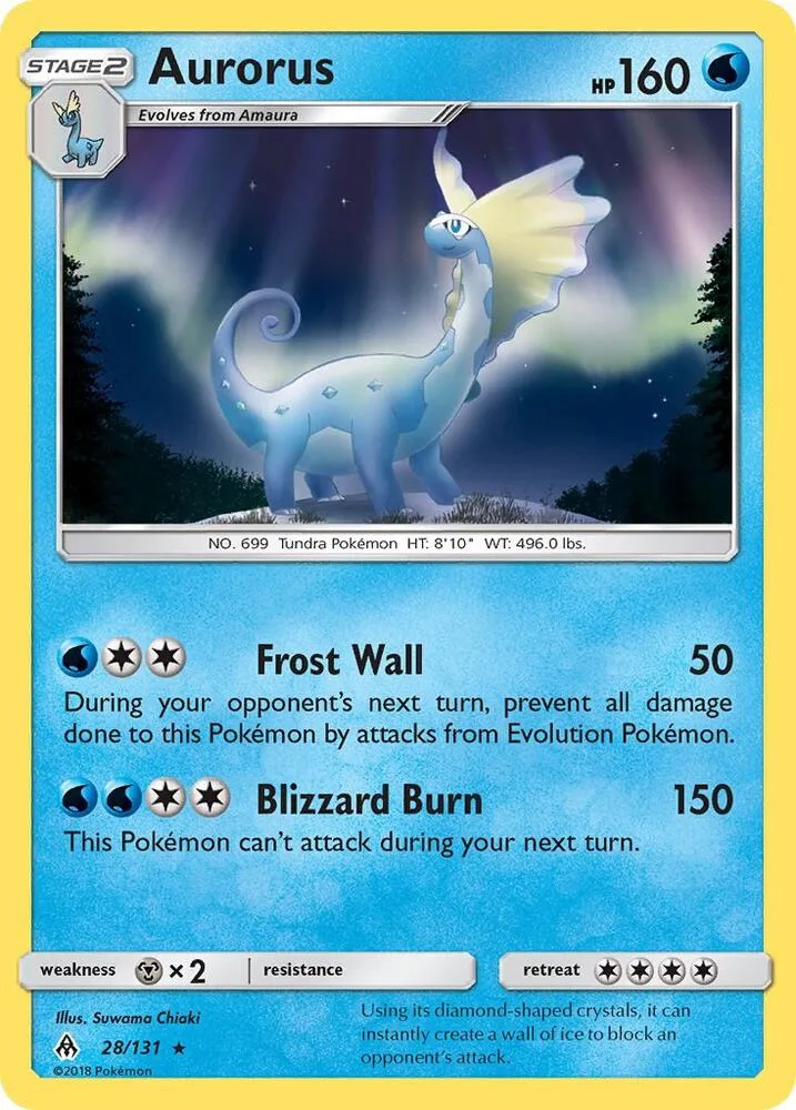 Aurorus card front