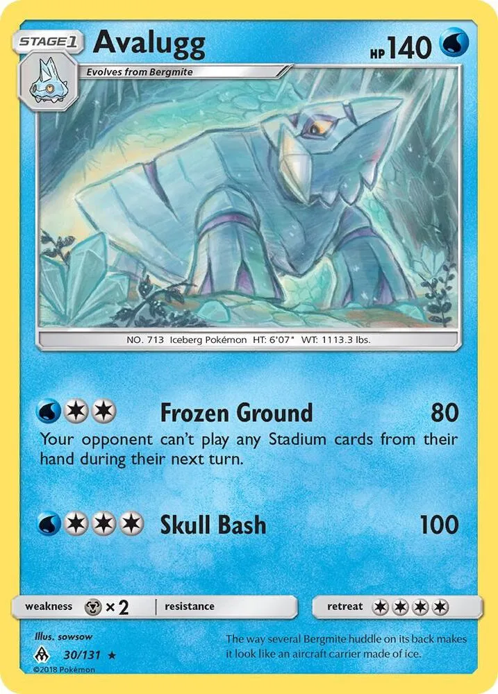 Avalugg card front