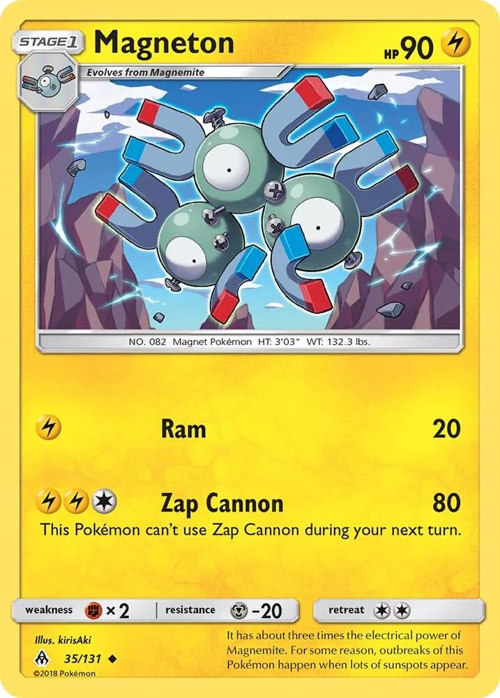 Magneton card front