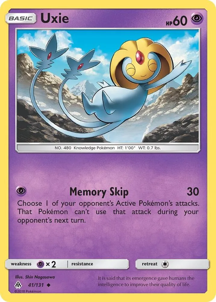 Uxie card front