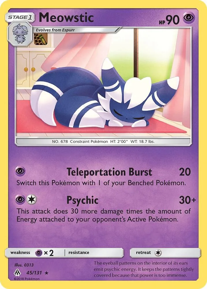 Meowstic card front