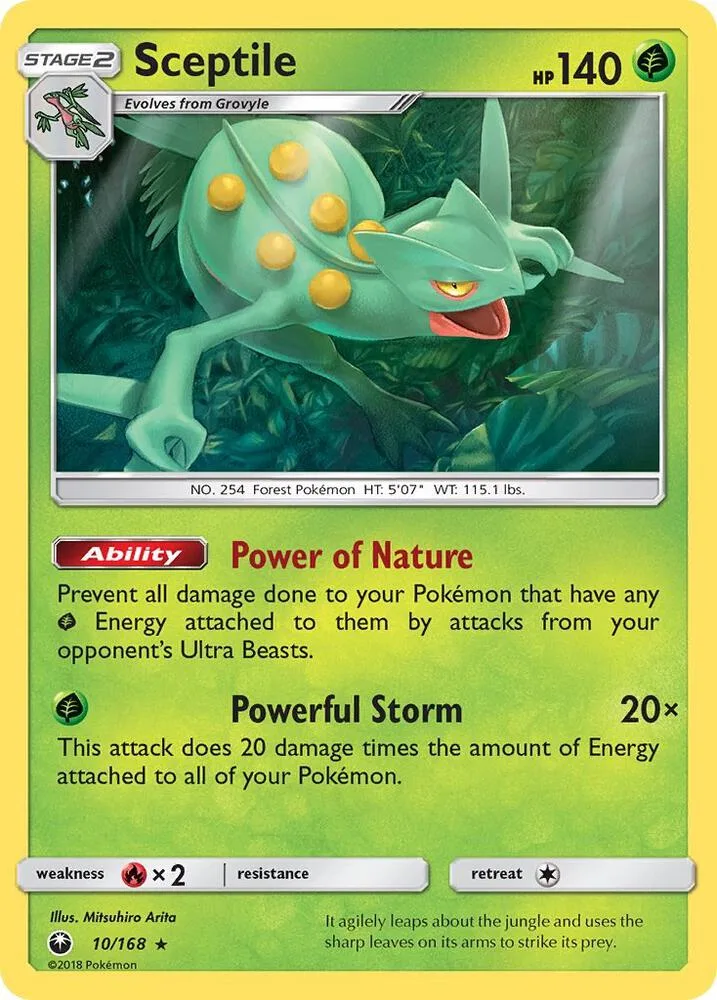 Sceptile card front