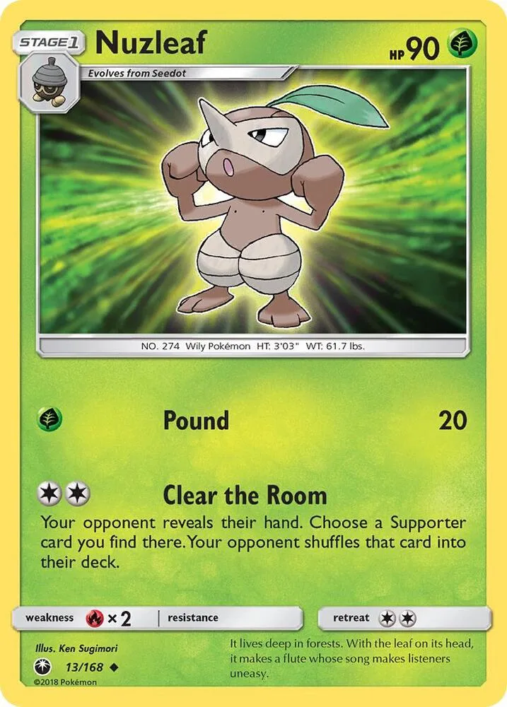 Nuzleaf card front