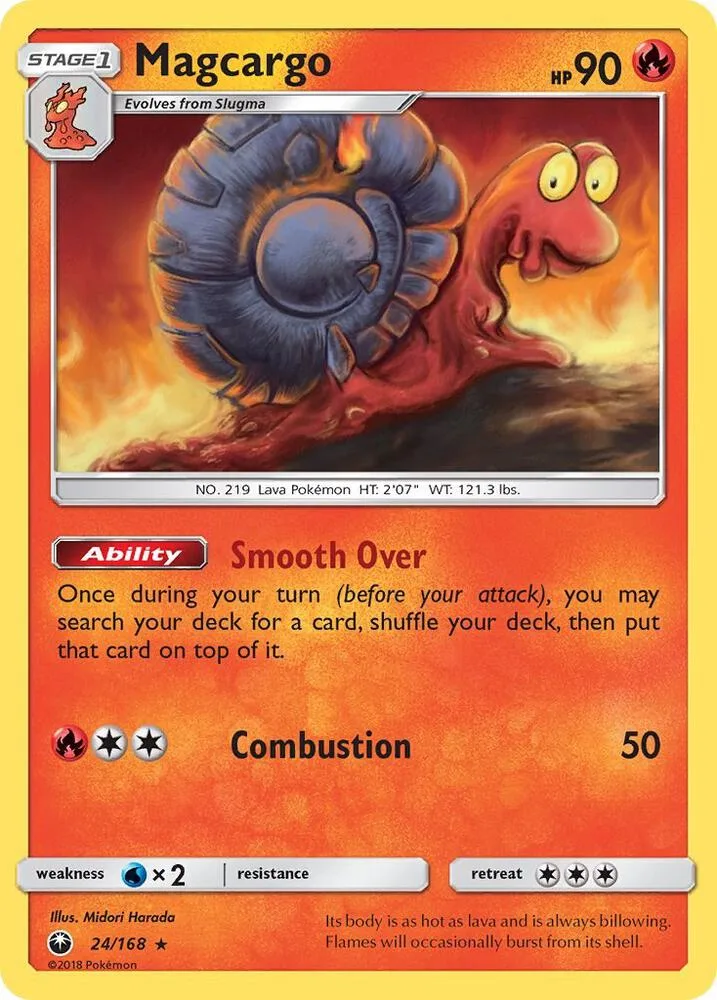 Magcargo card front