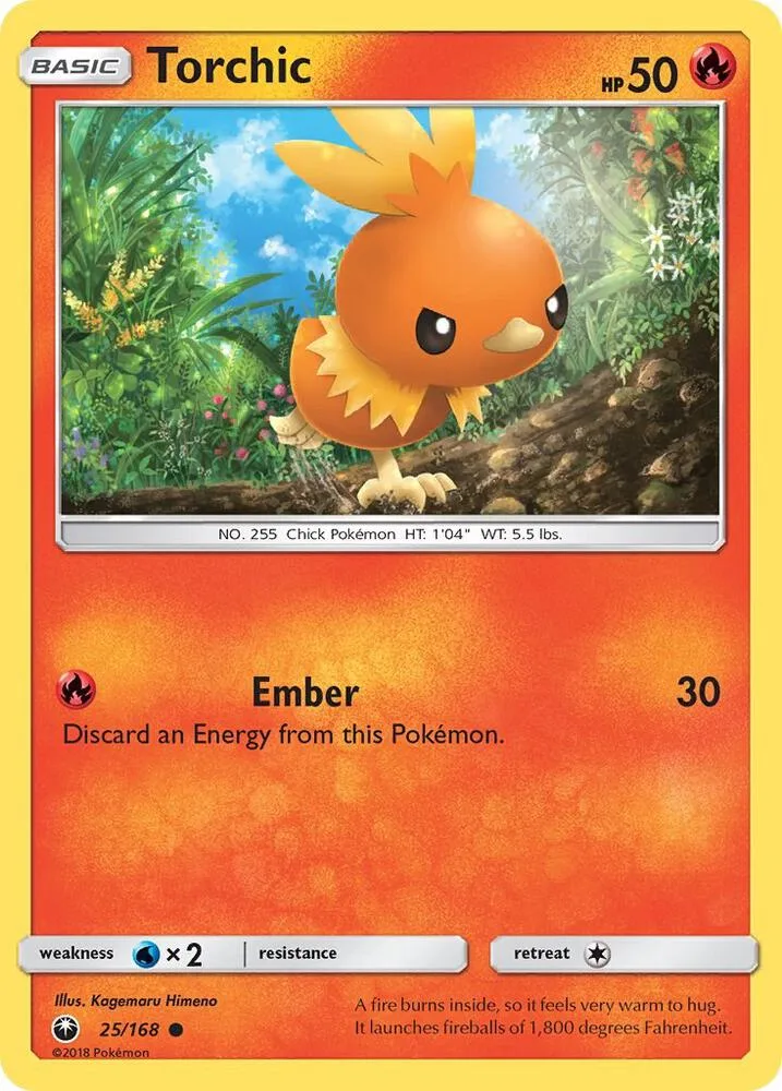Torchic card front