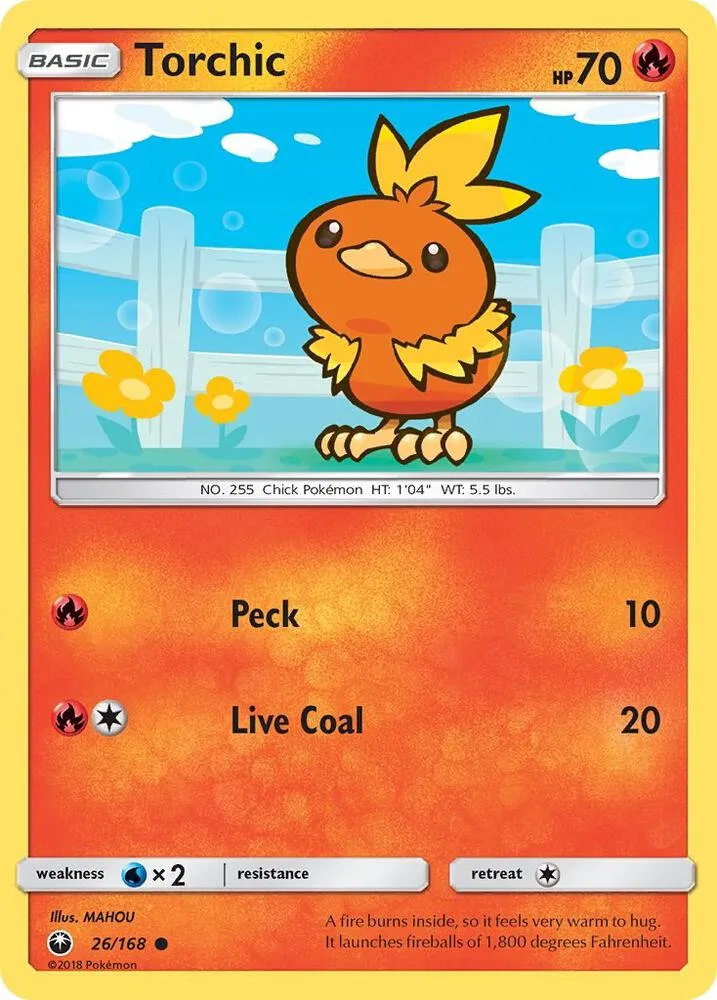 Torchic card front