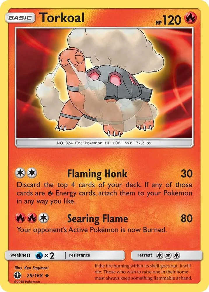 Torkoal card front