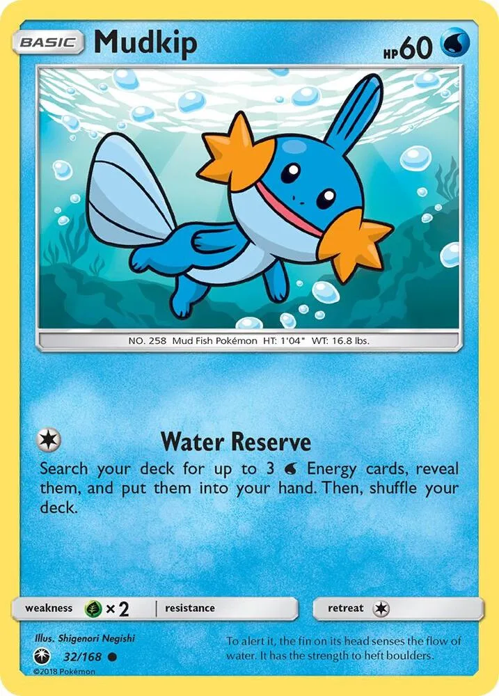 Mudkip card front