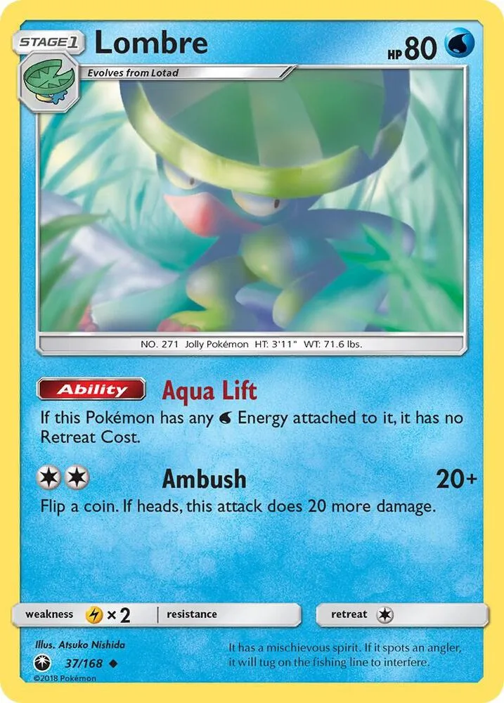 Lombre card front