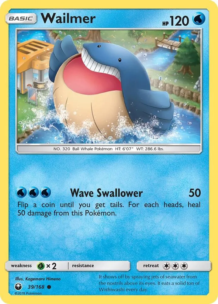 Wailmer card front