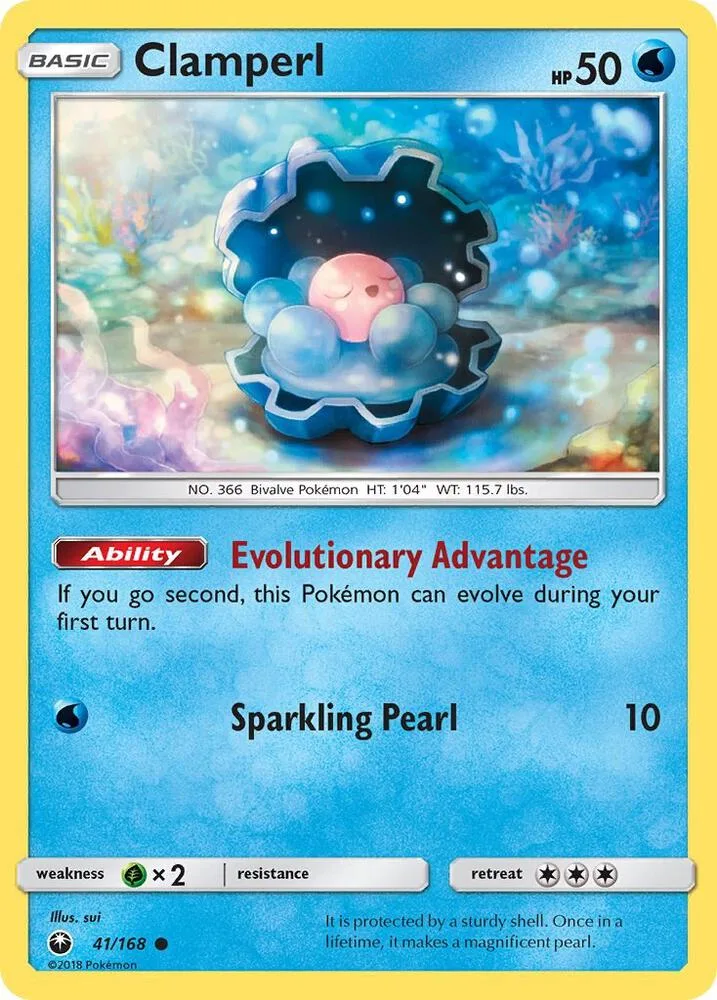 Clamperl card front