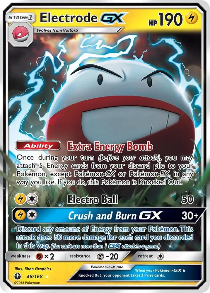 Electrode GX card front