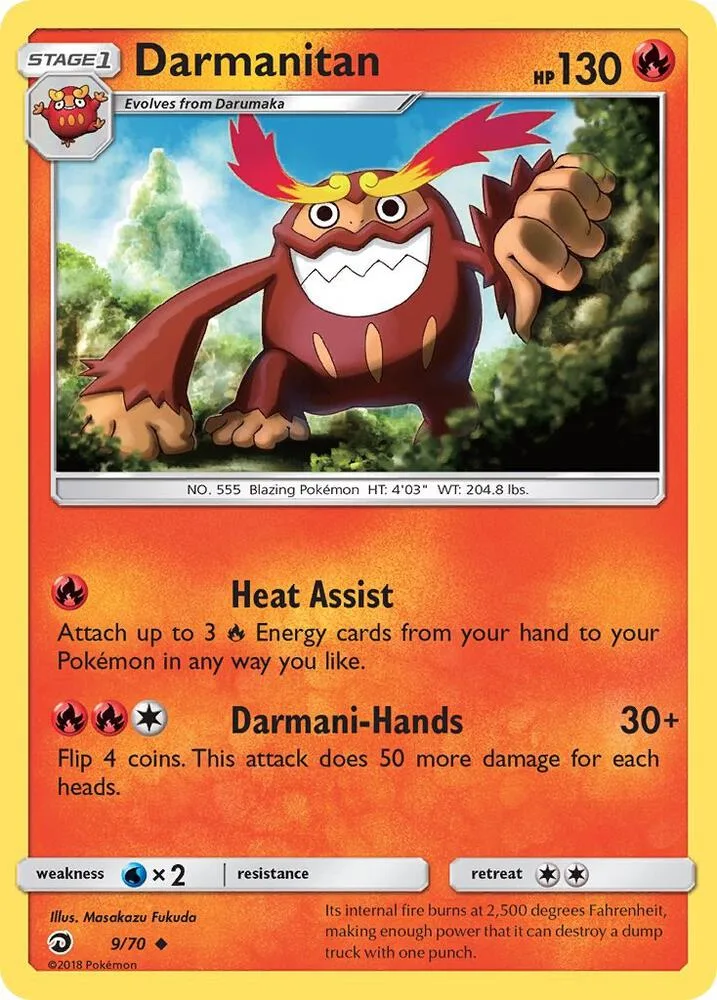 Darmanitan card front