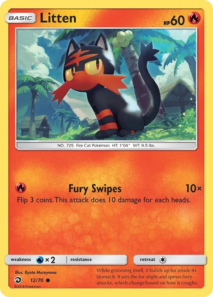 Litten card front