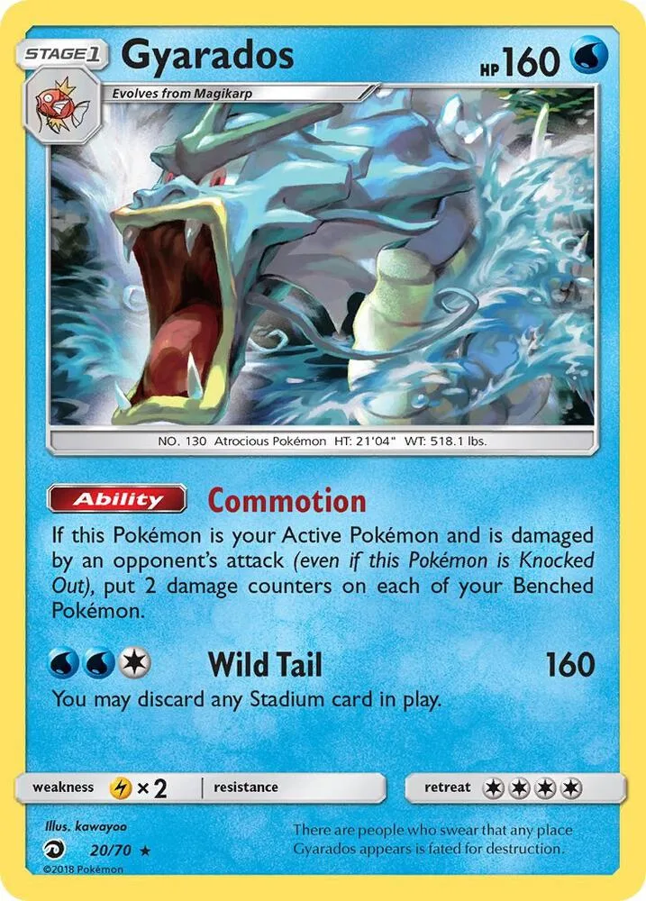 Gyarados card front