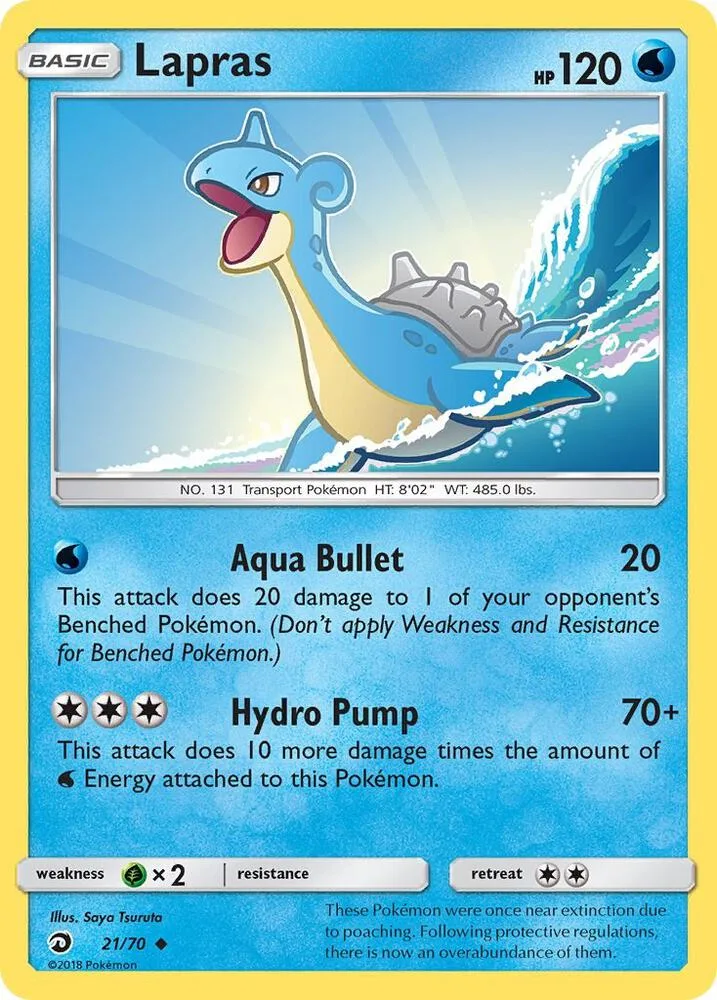 Lapras card front