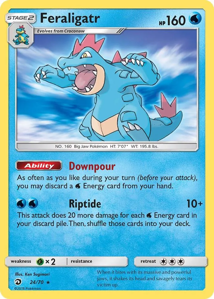 Feraligatr card front