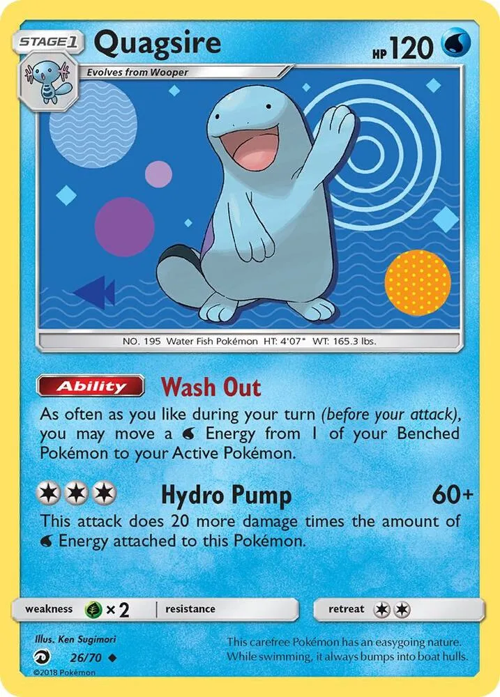 Quagsire card front