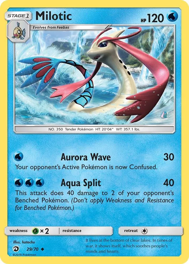 Milotic card front