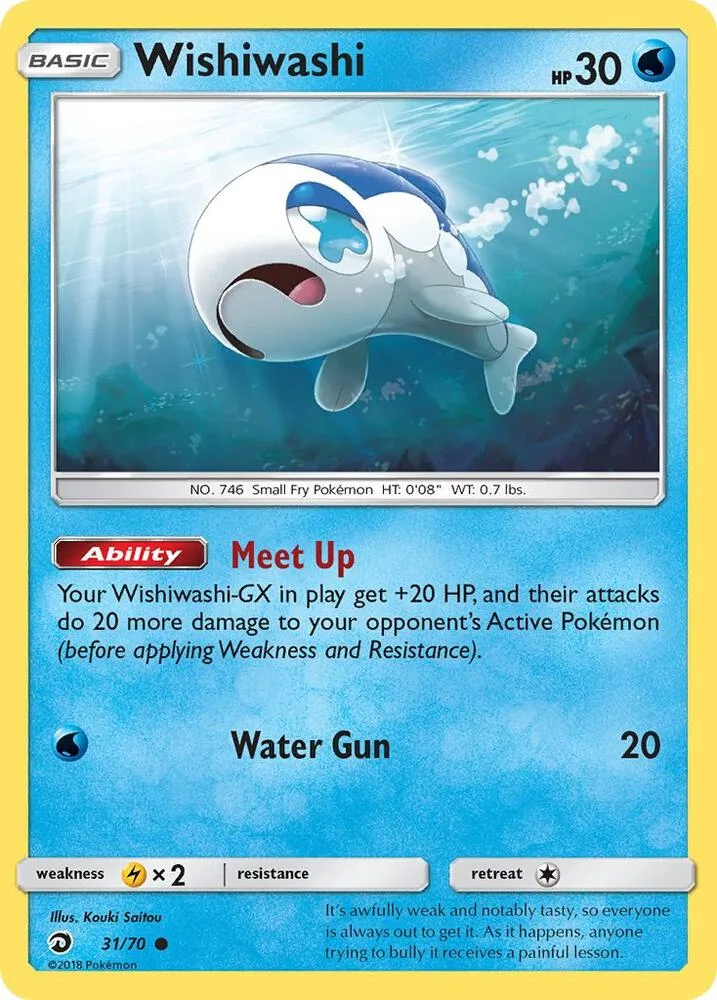 Wishiwashi card front