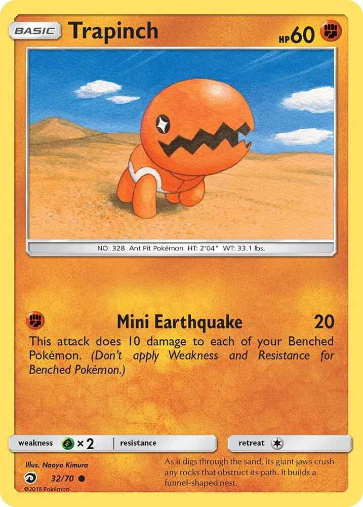 Trapinch card front
