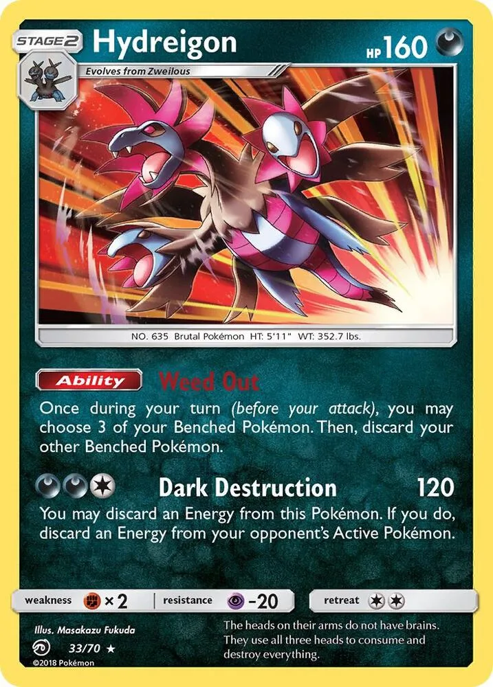 Hydreigon card front