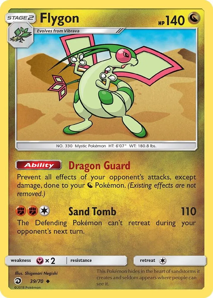 Flygon card front