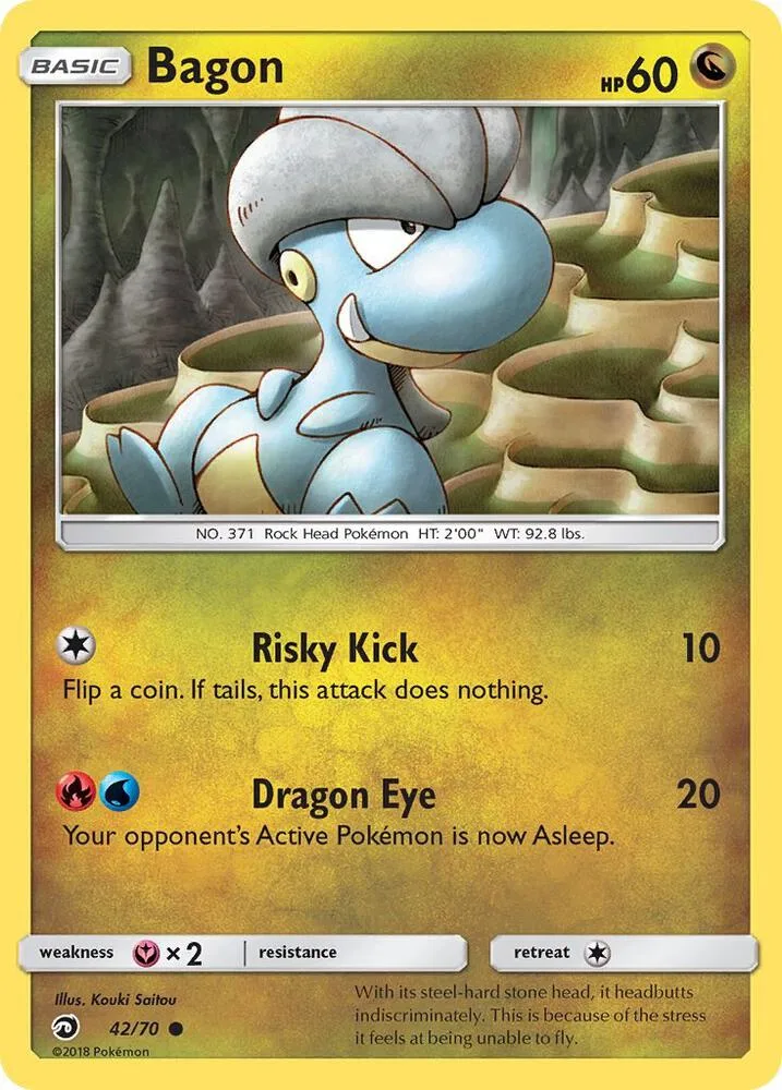 Bagon card front