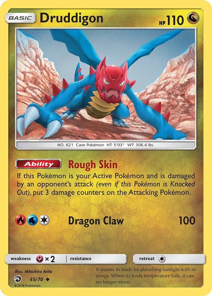 Druddigon card front