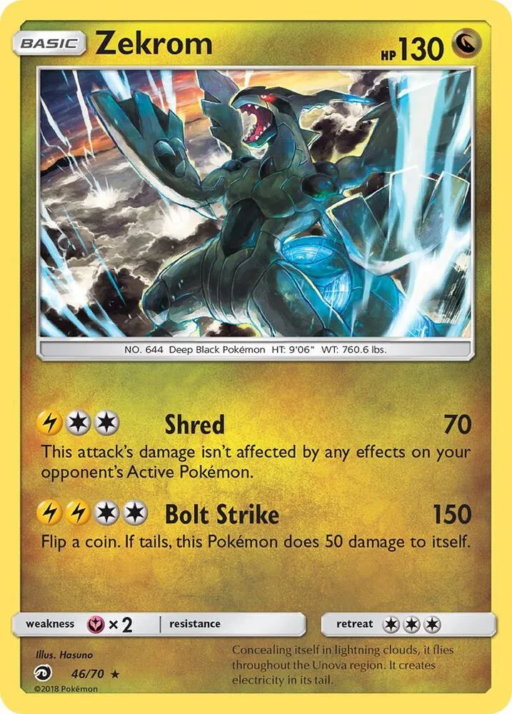 Zekrom card front