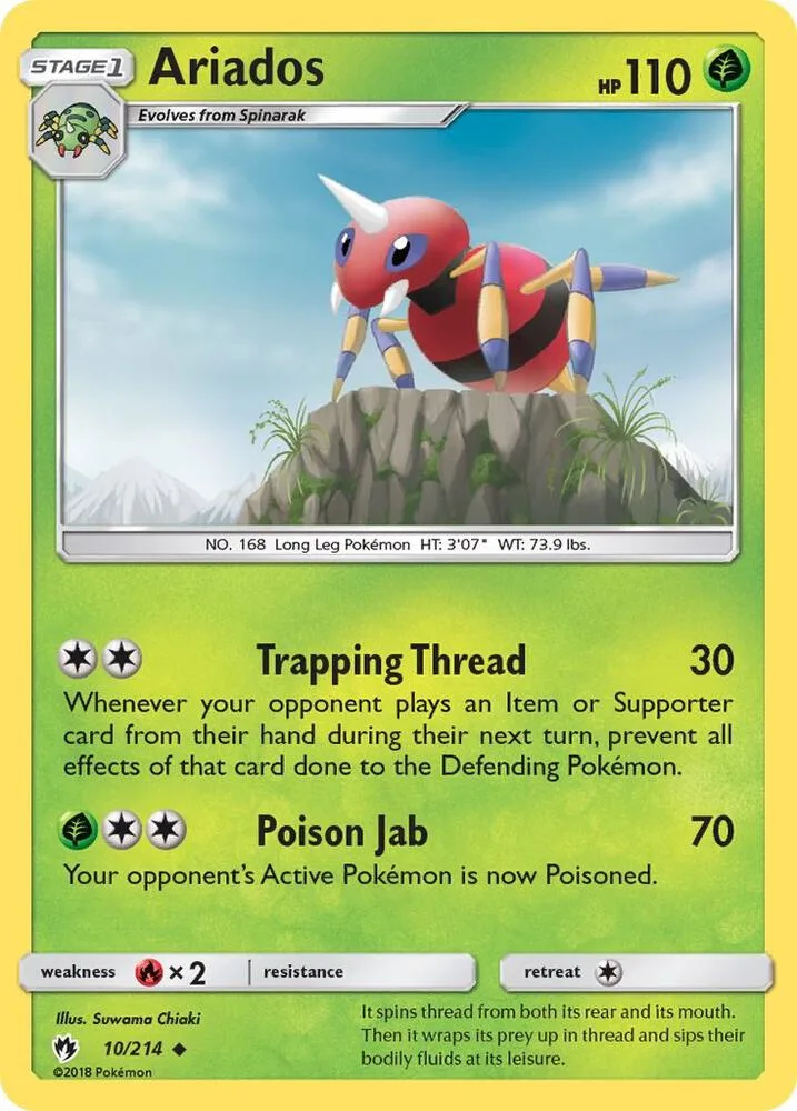 Ariados card front