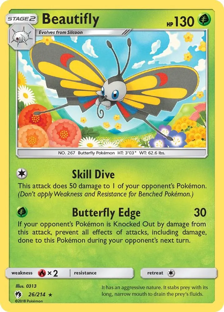 Beautifly card front
